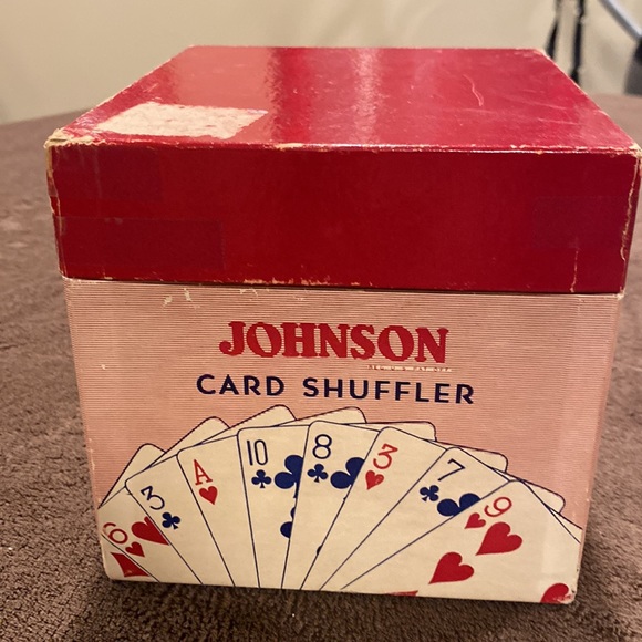 Games Vintage Johnson Card Shuffler Poshmark